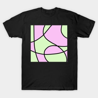 Pastel Abstract Design T-Shirt